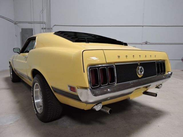 1970 Yellow Ford Mustang Coupe
