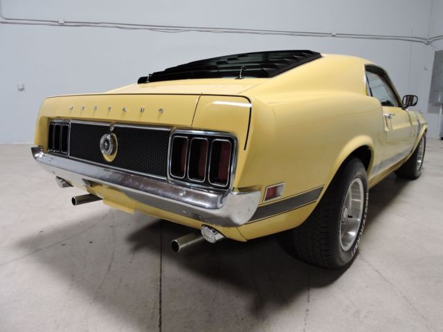 1970 Yellow Ford Mustang Coupe
