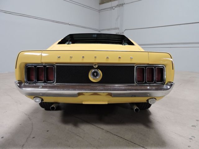 1970 Yellow Ford Mustang Coupe