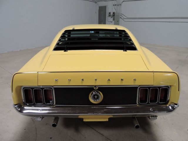 1970 Yellow Ford Mustang Coupe