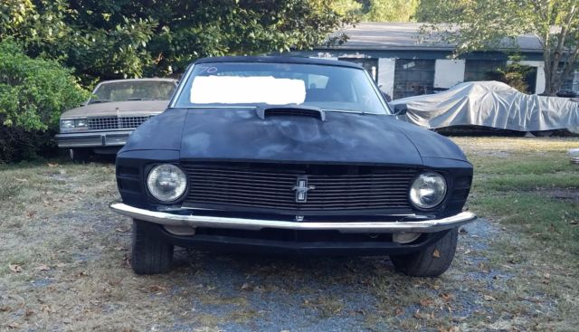 1970 Black Ford Mustang Fastback