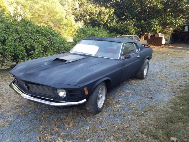 1970 Black Ford Mustang Fastback