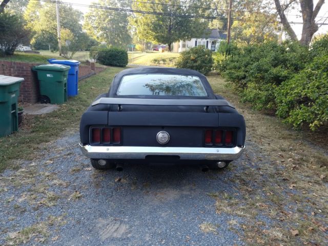 1970 Black Ford Mustang Fastback