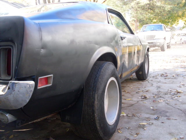 1970 Black Ford Mustang