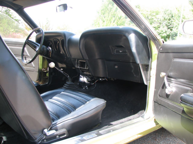 1970 Green Ford Mustang fastback