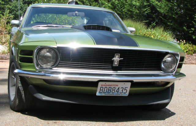 1970 Green Ford Mustang fastback