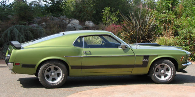 1970 Green Ford Mustang fastback