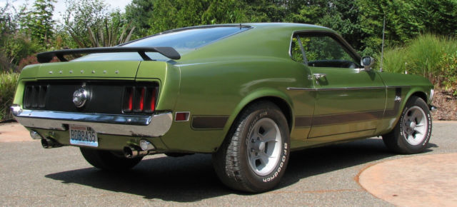 1970 Green Ford Mustang fastback