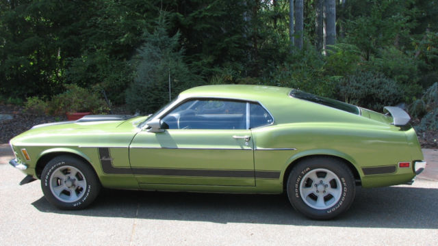 1970 Green Ford Mustang fastback
