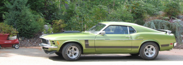 1970 Green Ford Mustang fastback