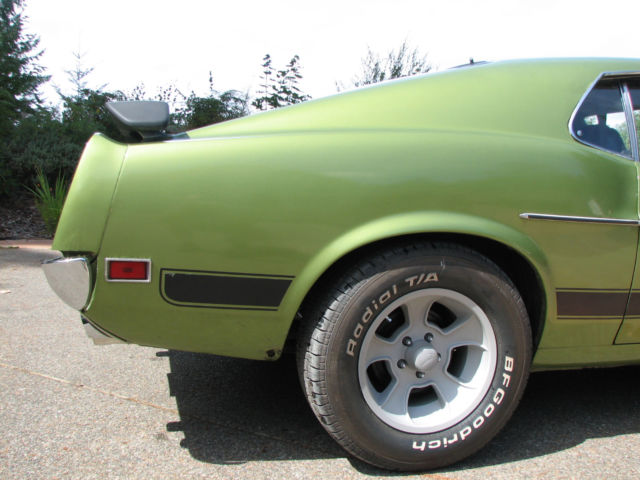1970 Green Ford Mustang fastback