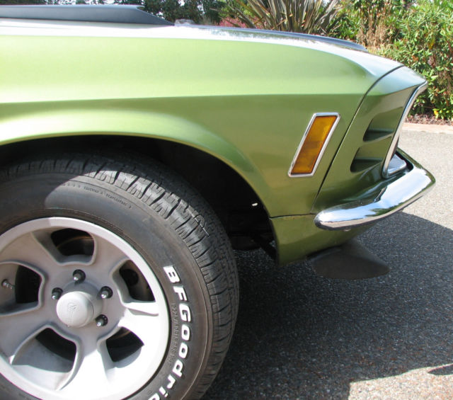1970 Green Ford Mustang fastback