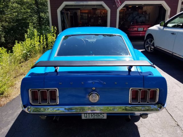 1970 Grabber Blue Ford Mustang Fastback