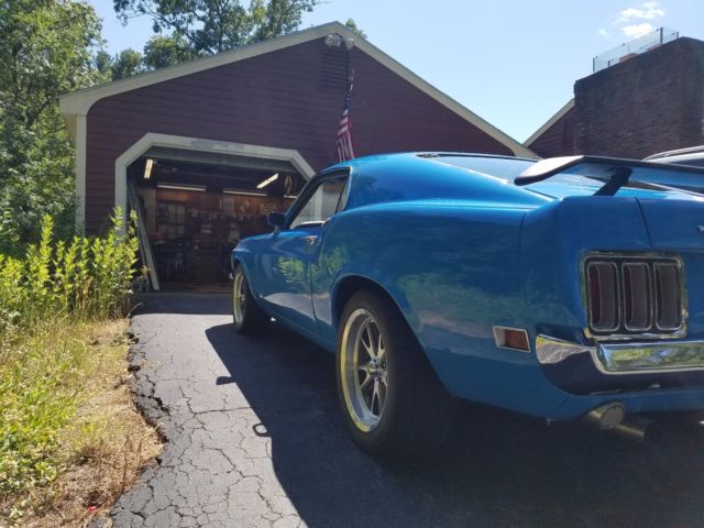 1970 Grabber Blue Ford Mustang Fastback