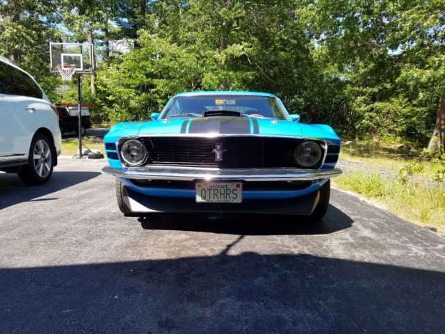 1970 Grabber Blue Ford Mustang Fastback