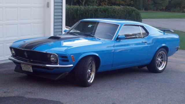 1970 Grabber Blue Ford Mustang Fastback
