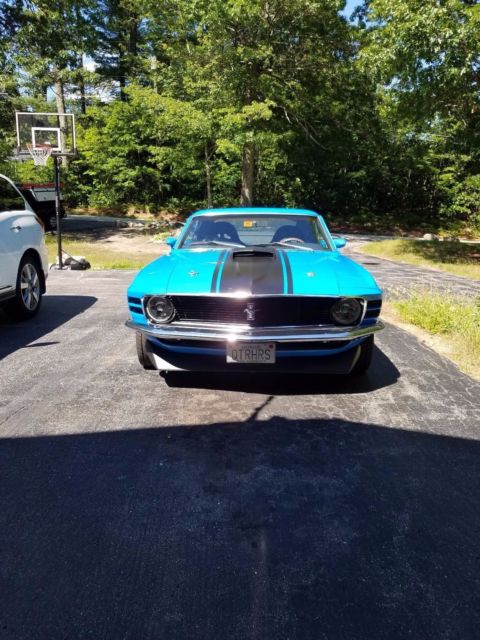 1970 Grabber Blue Ford Mustang Fastback