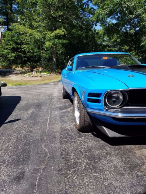 1970 Grabber Blue Ford Mustang Fastback