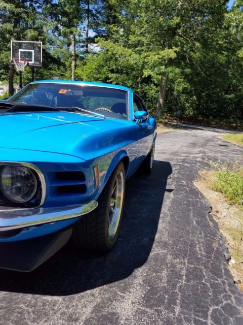 1970 Grabber Blue Ford Mustang Fastback