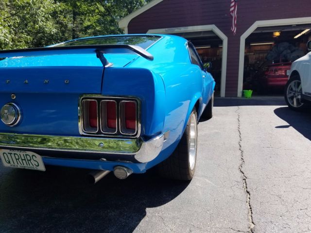 1970 Grabber Blue Ford Mustang Fastback