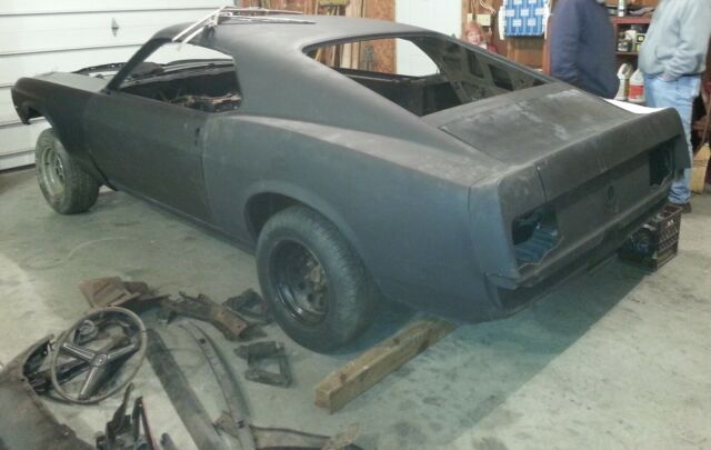 1970 Black Ford Mustang Fastback