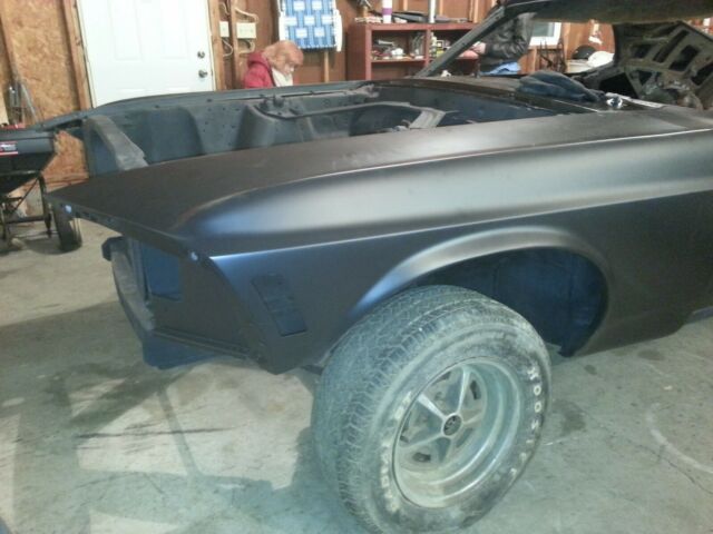 1970 Black Ford Mustang Fastback