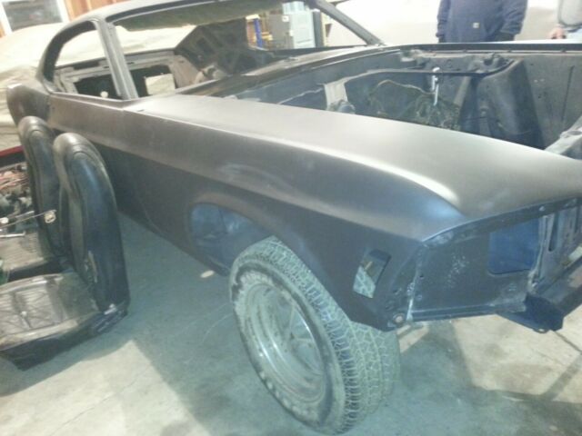 1970 Black Ford Mustang Fastback