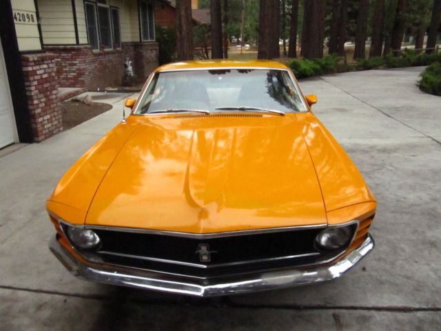 1970 Factory Grabber Orange Ford Mustang Fastback sportsroof