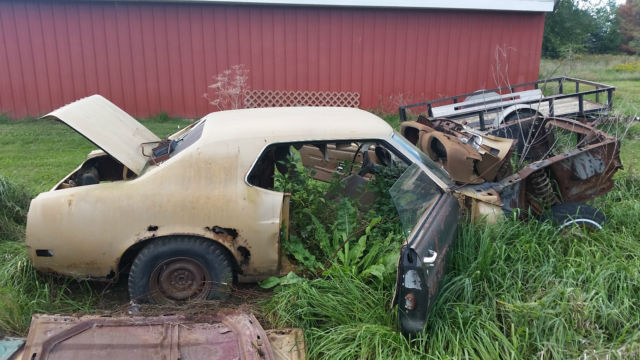 1970 Red Ford Mustang Coupe