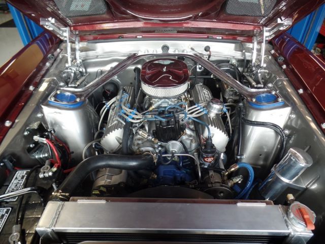 1970 Silver/Maroon Ford Mustang Convertible