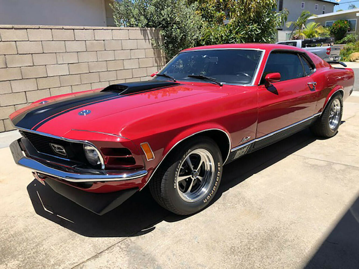 1970 Red Ford Mustang Fastback