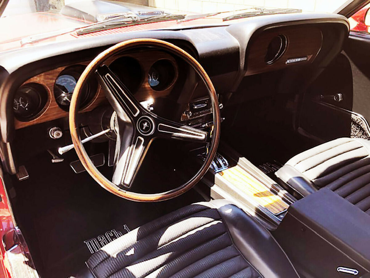 1970 Red Ford Mustang Fastback