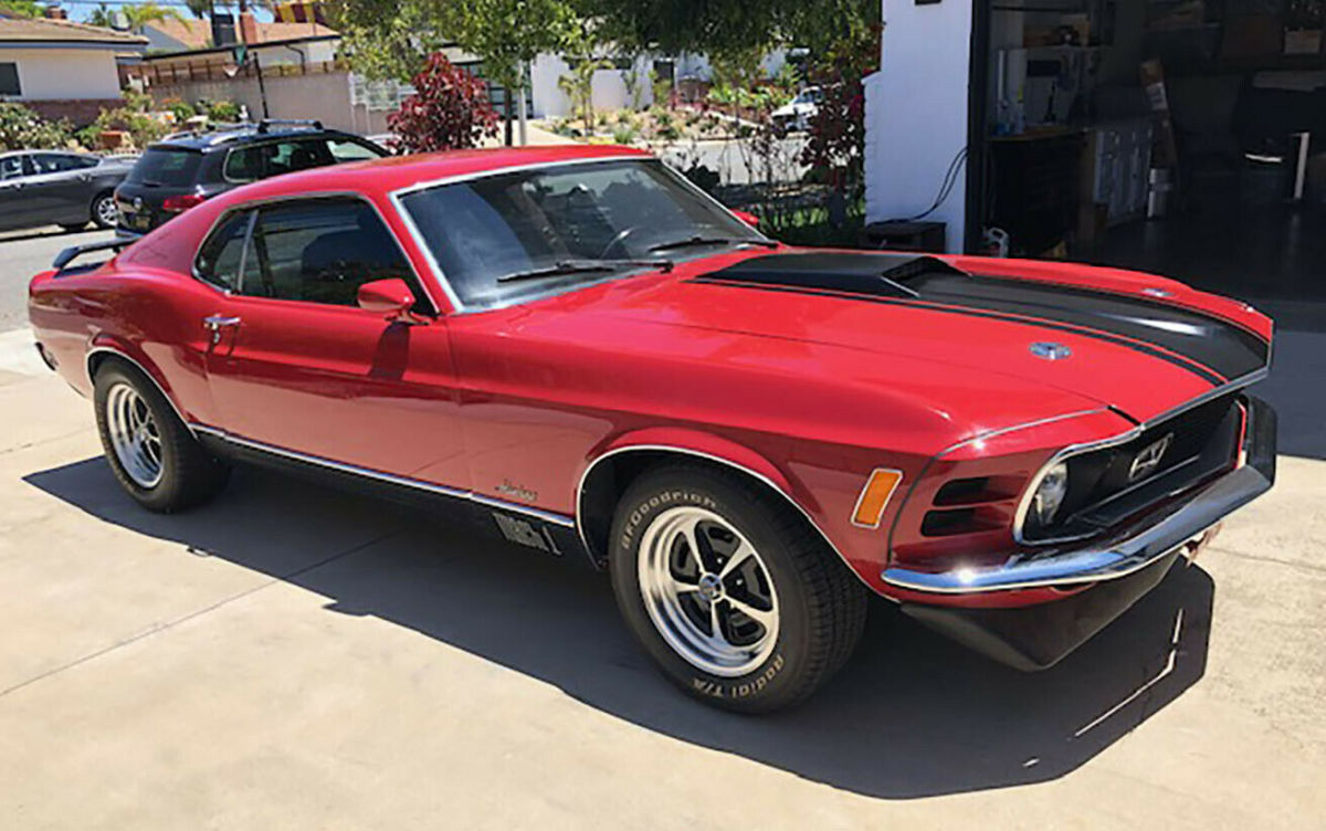 1970 Red Ford Mustang Fastback
