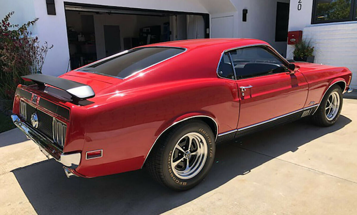 1970 Red Ford Mustang Fastback