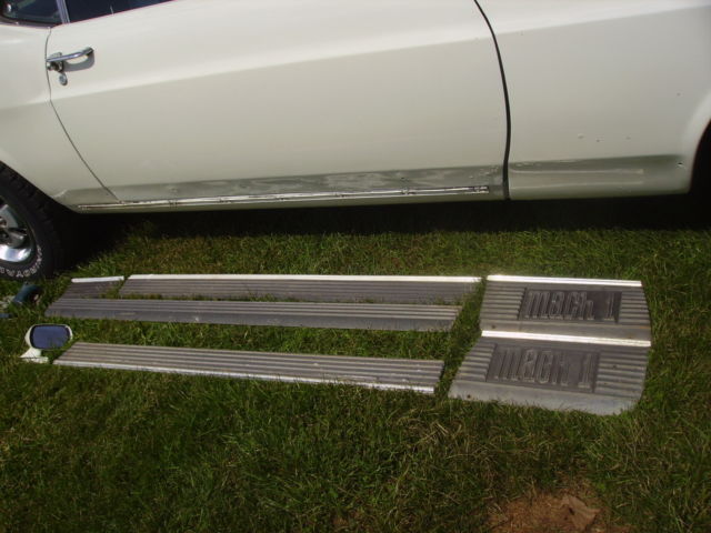 1970 white Ford Mustang sportroof