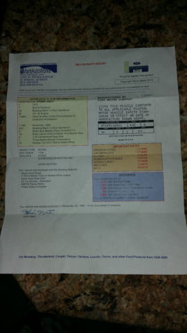 19700000 Yellow Ford Mustang Fastback