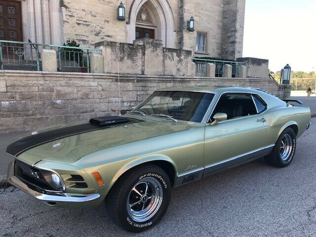 1970 Green Ford Mustang