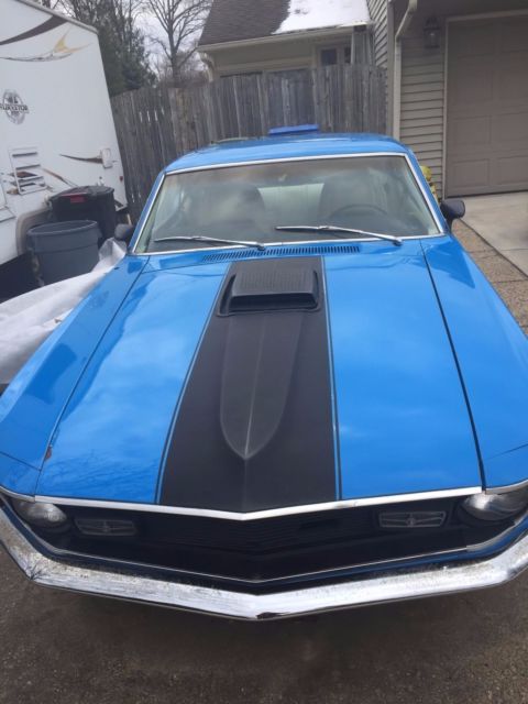 1970 Blue Ford Mustang Coupe