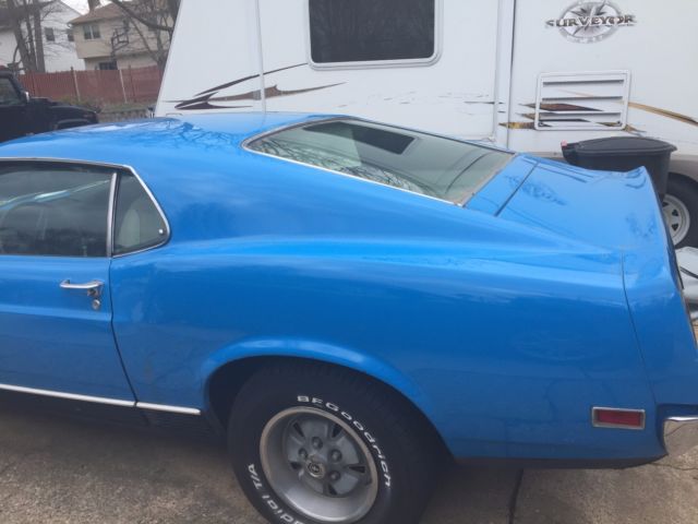 1970 Blue Ford Mustang Coupe