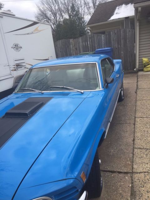 1970 Blue Ford Mustang Coupe