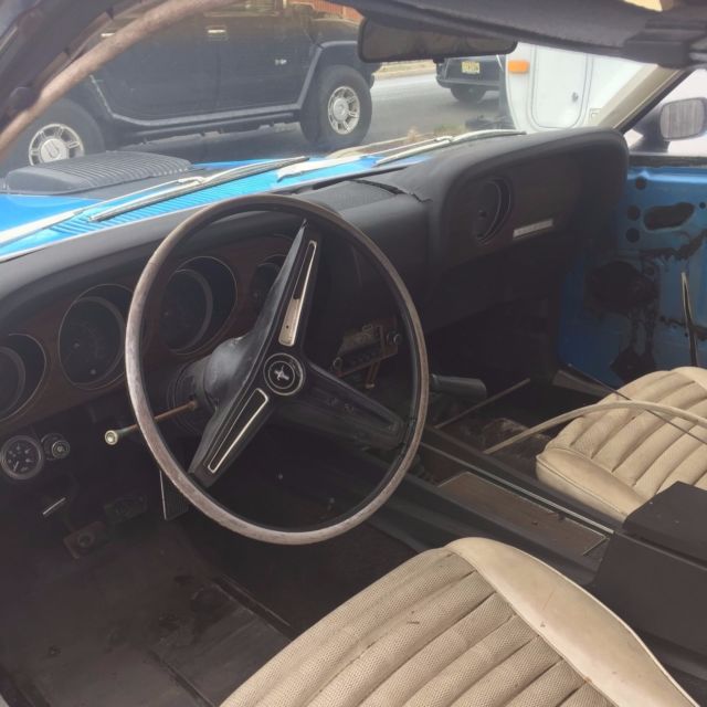 1970 Blue Ford Mustang Coupe