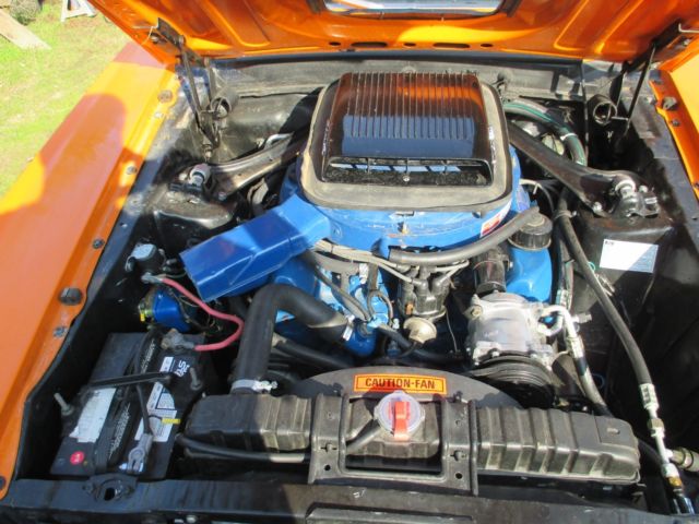 1970 Orange Ford Mustang Fastback