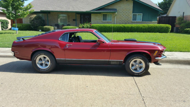 1970 Red Ford Mustang Fastback