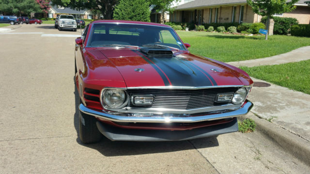 1970 Red Ford Mustang Fastback