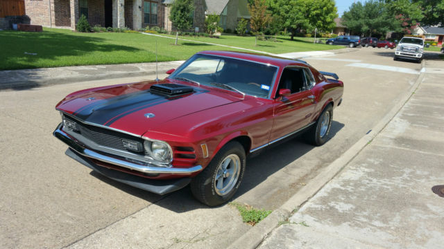 1970 Red Ford Mustang Fastback