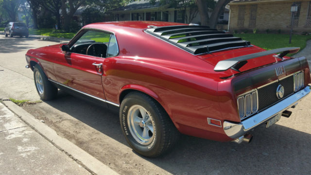 1970 Red Ford Mustang Fastback