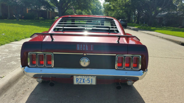 1970 Red Ford Mustang Fastback