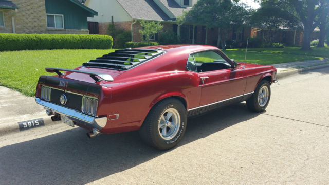 1970 Red Ford Mustang Fastback