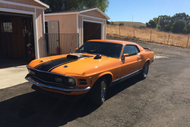 1970 Grabber Orange Ford Mustang Mach1