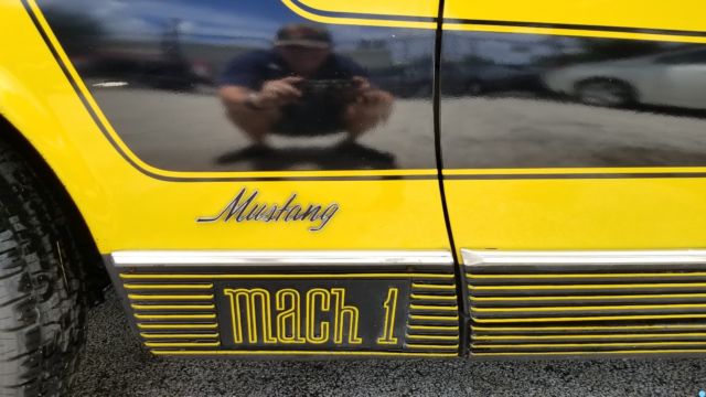 1970 Yellow Ford Mustang Fastback